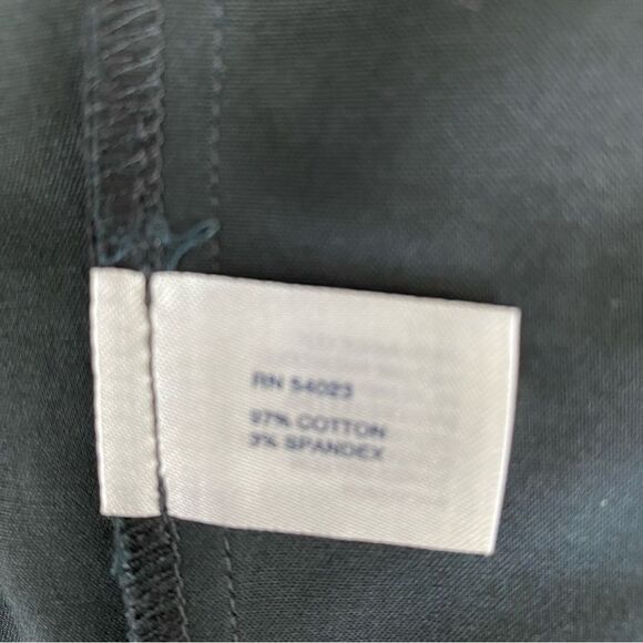 Gap Y2K Black Pencil Skirt Gapstretch Slits on Back SZ 4 - Picture 10 of 13